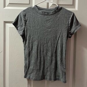 Ribbed Grey T-Shirt